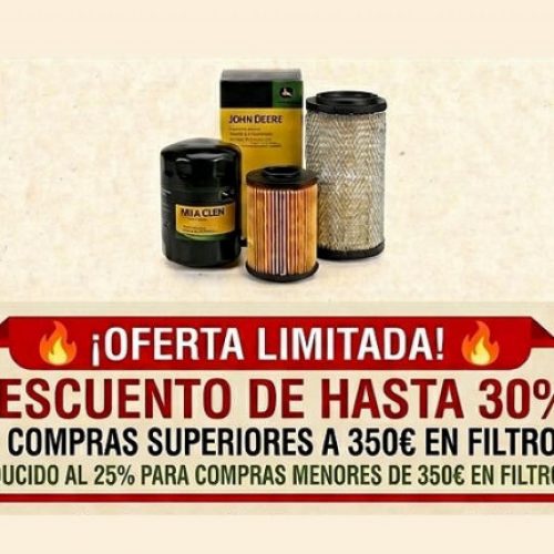 Promoción exclusiva de repuestos y filtros