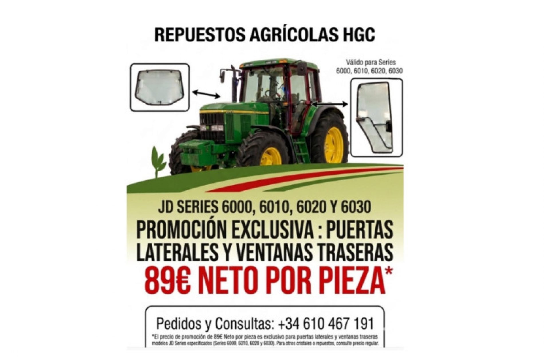 Promoción puertas y ventanas traseras